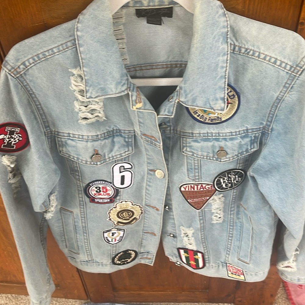 Super cool jean jacket by RD Style